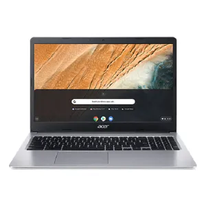 Acer CB315-3HT-C5D3 Chromebook 315 15.6" FHD Touchscreen Laptop Celeron N4020 1.1GHz Intel UHD Graphics 600 4GB RAM 64GB SSD Chrome OS Pure Silver