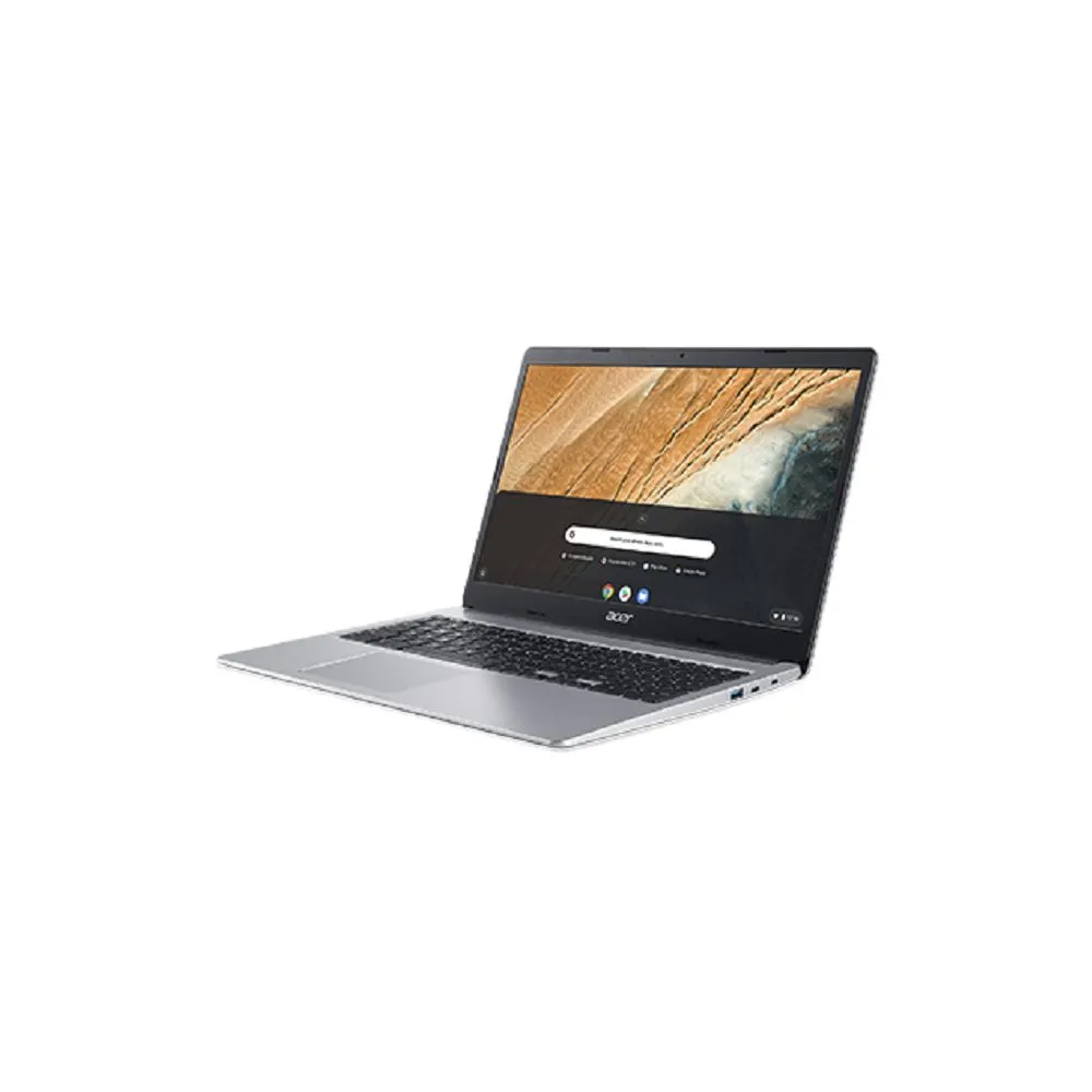 Acer CB315-3HT-C5D3 Chromebook 315 15.6" FHD Touchscreen Laptop Celeron N4020 1.1GHz Intel UHD Graphics 600 4GB RAM 64GB SSD Chrome OS Pure Silver