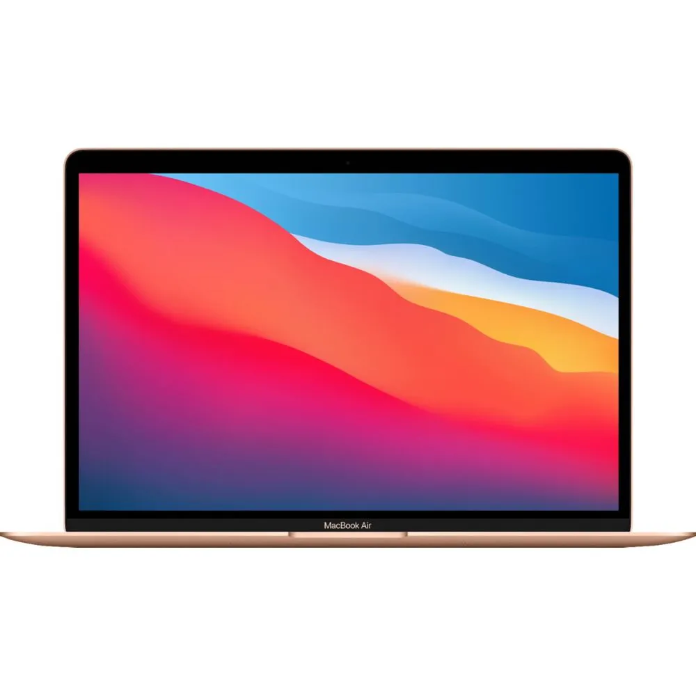 Apple MGND3LL/A MacBook Air 13.3" WQXGA Apple M1 3.2GHz Apple M1 Graphics 8GB RAM 256GB SSD MacOS Gold