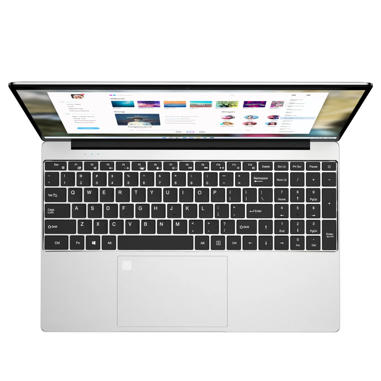 Auusda F152-N95-16GB 15.6" FHD N95 1.7GHz Intel UHD Graphics 16GB RAM 512GB SSD Win 11 Pro Silver