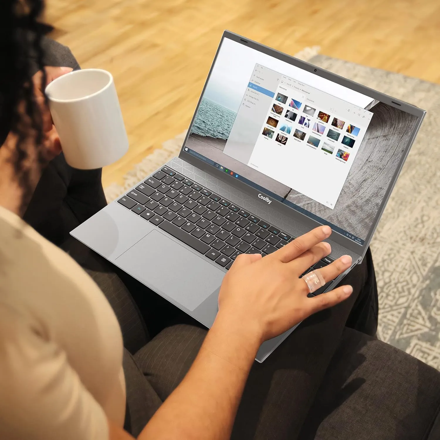 Coolby ZealBook 15.6" FHD J4115 1.8GHz Intel UHD Graphics 600 12GB RAM 256GB SSD Win 11 Pro Silver