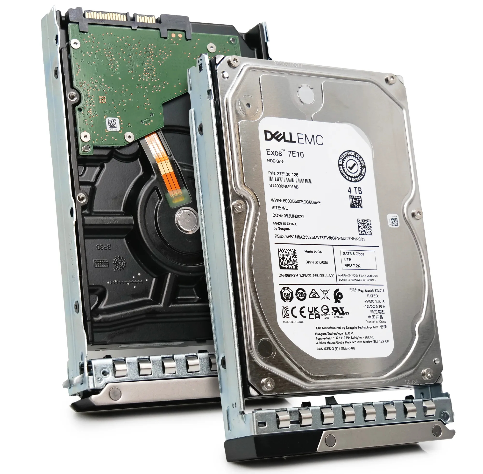 Dell G14 06KR2M 4TB 7.2K RPM SATA 6Gb/s 512n 3.5in Refurbished HDD