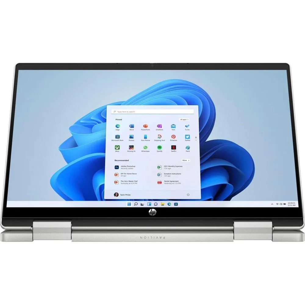 HP 14-ek1051cl Pavilion X360 14" FHD Touchscreen i5-1335U 1.3GHz Intel Iris Xe Graphics 8GB RAM 512GB SSD Win 11 Home Silver
