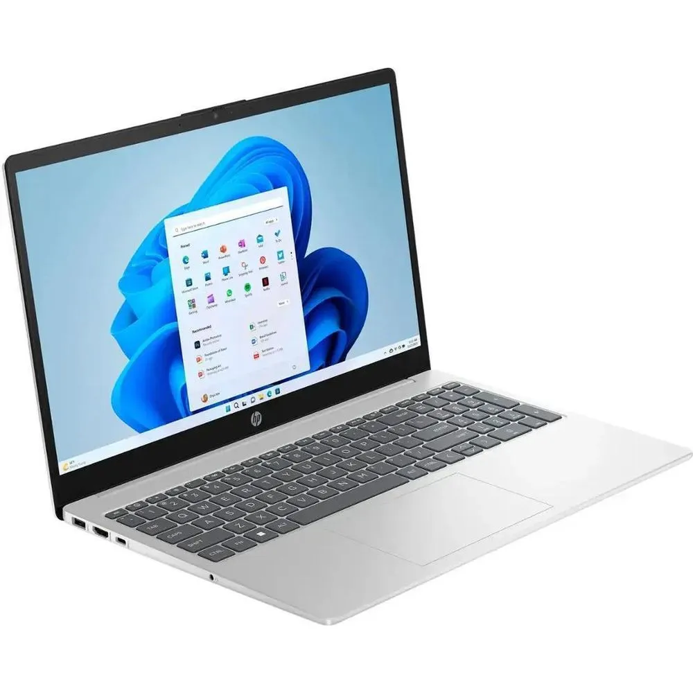 HP 15-fd0023dx HP Laptop 15.6" HD Touchscreen i3-1215U 1.2GHz Intel UHD Graphics 8GB RAM 256GB SSD Win 11 Home Natural Silver