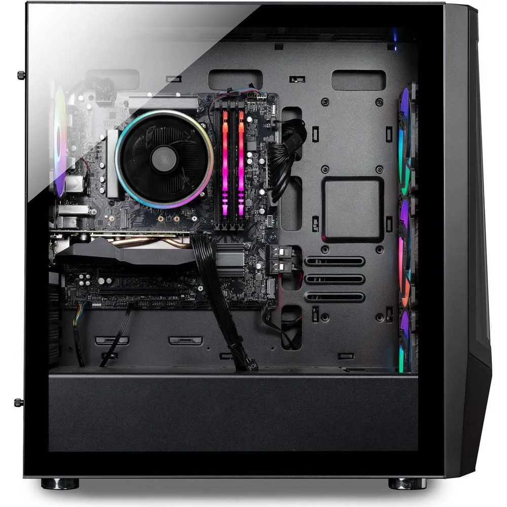 iBUYPOWER R1971B2020B TraceMesh Ryzen 7 7700 3.8GHz AMD Radeon RX 7800XT 16GB 16GB RAM 1TB SSD Win 11 Home Black