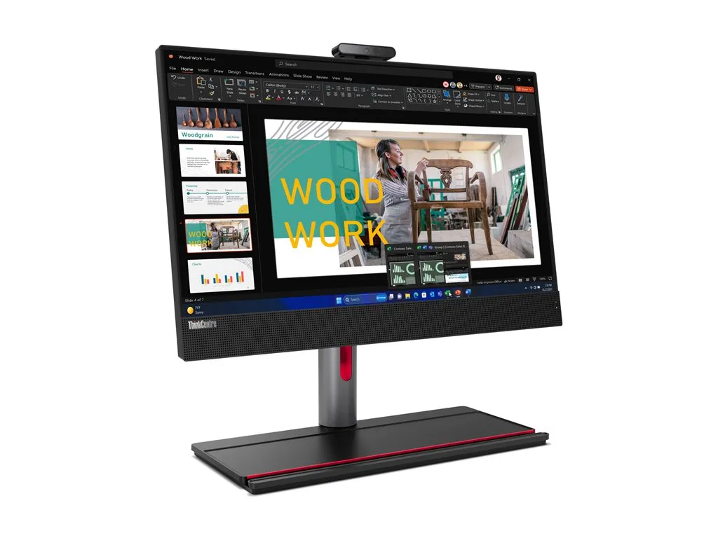 Lenovo ThinkCentre M90a Gen 5 12SH - All-in-one with UltraFlex V Stand - Core i7 i7-14700 / up to 5.4 GHz - vPro Enterprise - 12SH001PUS