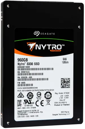 Seagate Nytro 3330 XS960SE10003 960GB SAS 12Gb/s 2.5" SSD