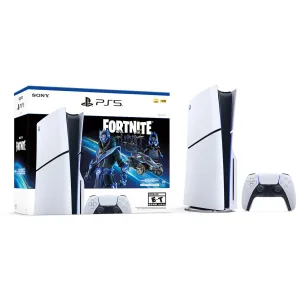 Sony 1000045133 PlayStation 5 Slim Console - Fortnite Cobalt Star Bundle - White