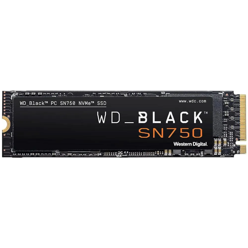 Western Digital Black SN750 WDS100T3X0C 1TB PCIe Gen 3.0 x4 M.2 2280 Refurbished SSD